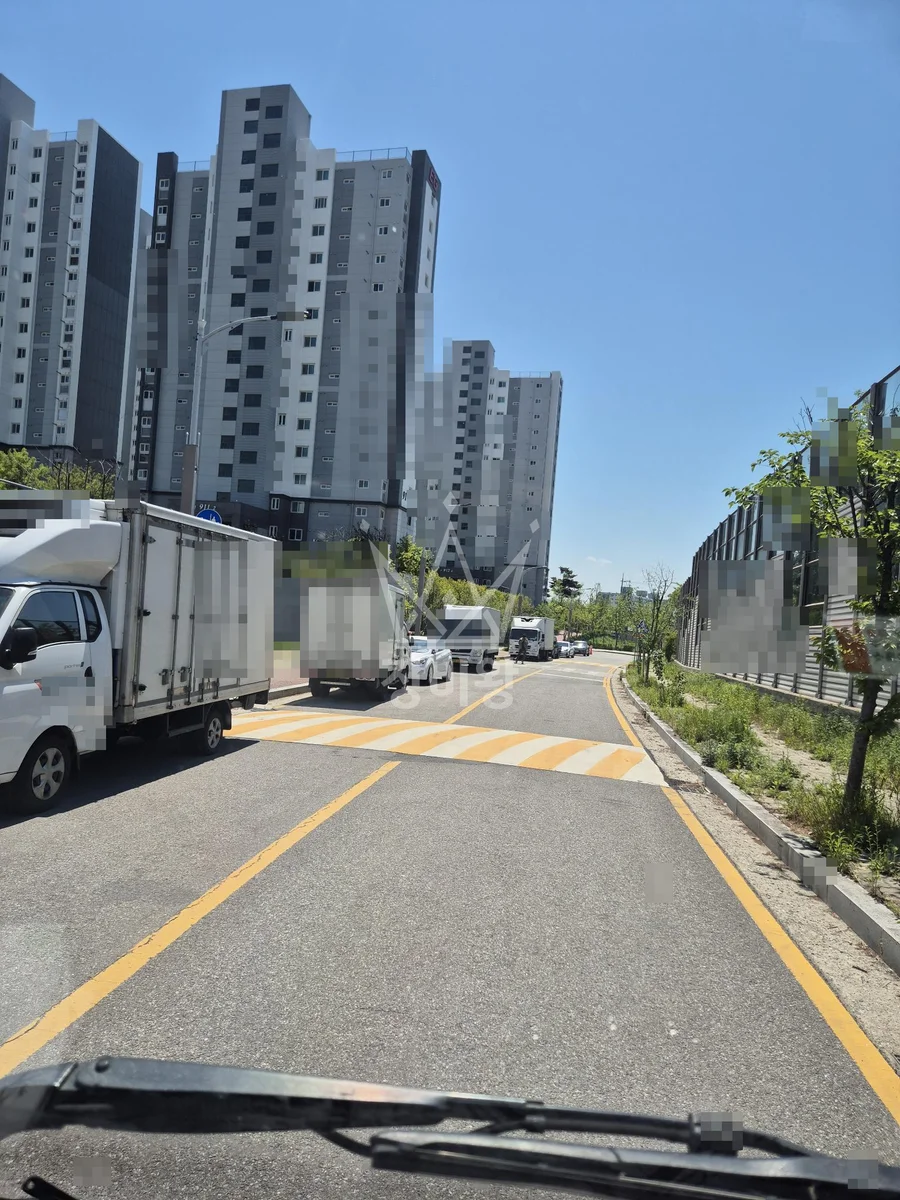 충남 아산시 둔포면 3.5톤 스카이차 작업 현장 도착사진