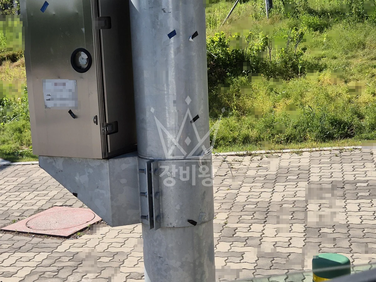 충남 아산시 둔포면 3.5톤 스카이차 cctv 설치 작업완료사진 1