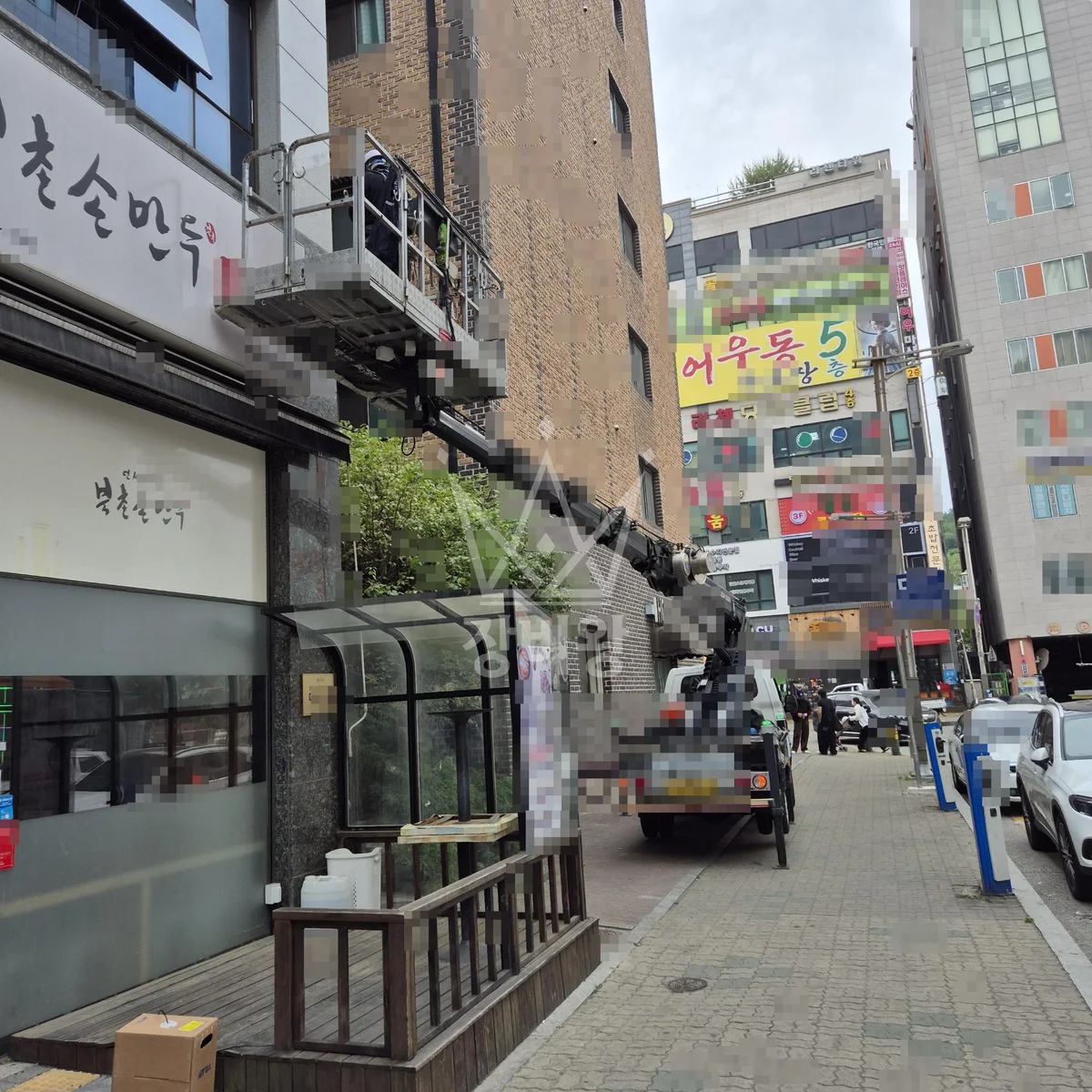 경기 남양주시 진접읍 1톤 스카이차 Cctv 작업사진 1