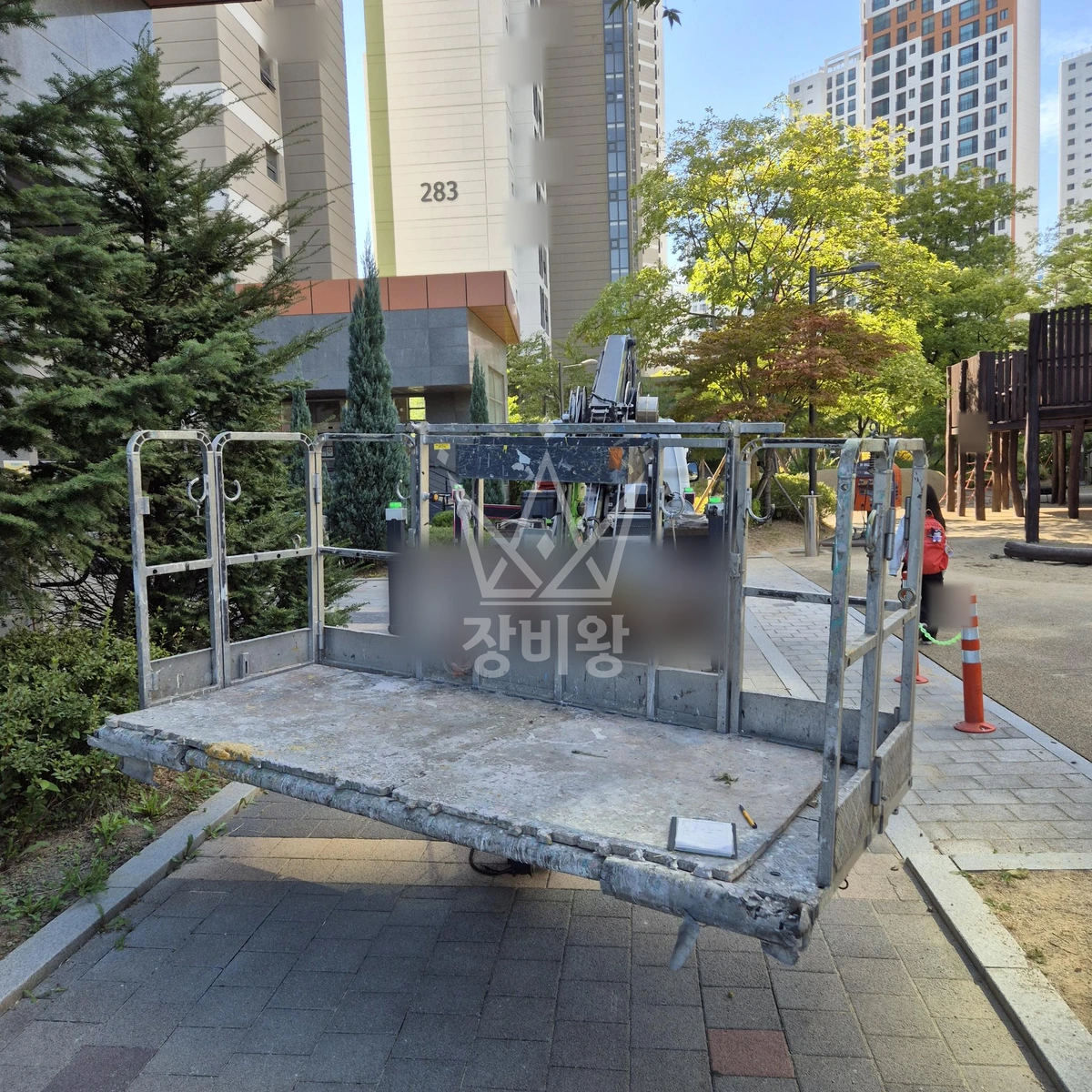 경기 평택시 고덕동 1톤 스카이차 외부작업 작업완료사진 1