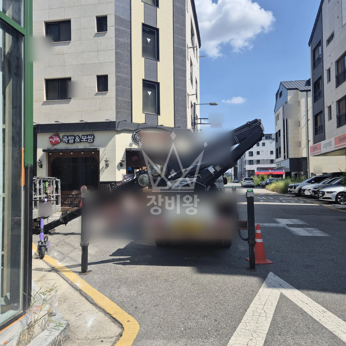 경기 평택시 고덕동 1톤 스카이차 도장 작업완료사진 1