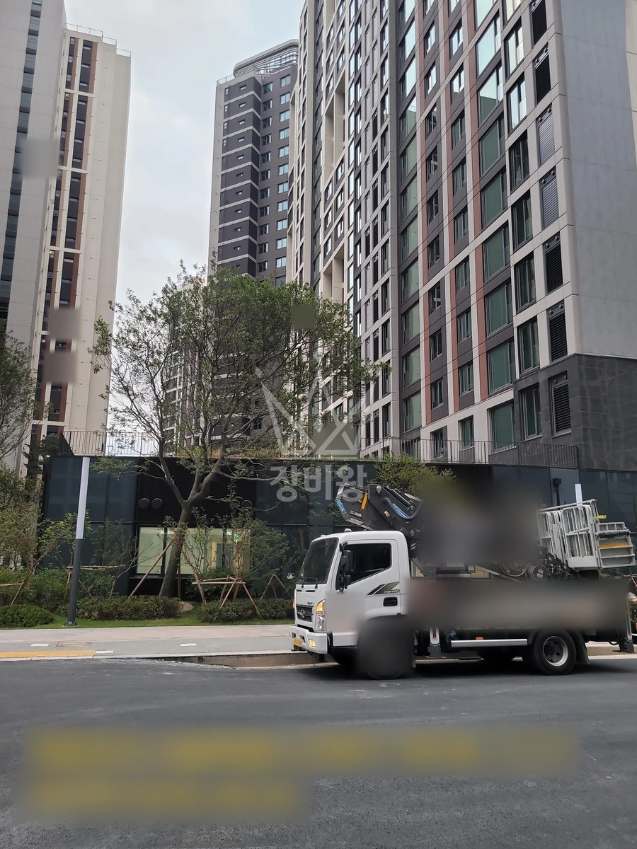서울 은평구 대조동 3.5톤 스카이차 작업 현장 도착사진