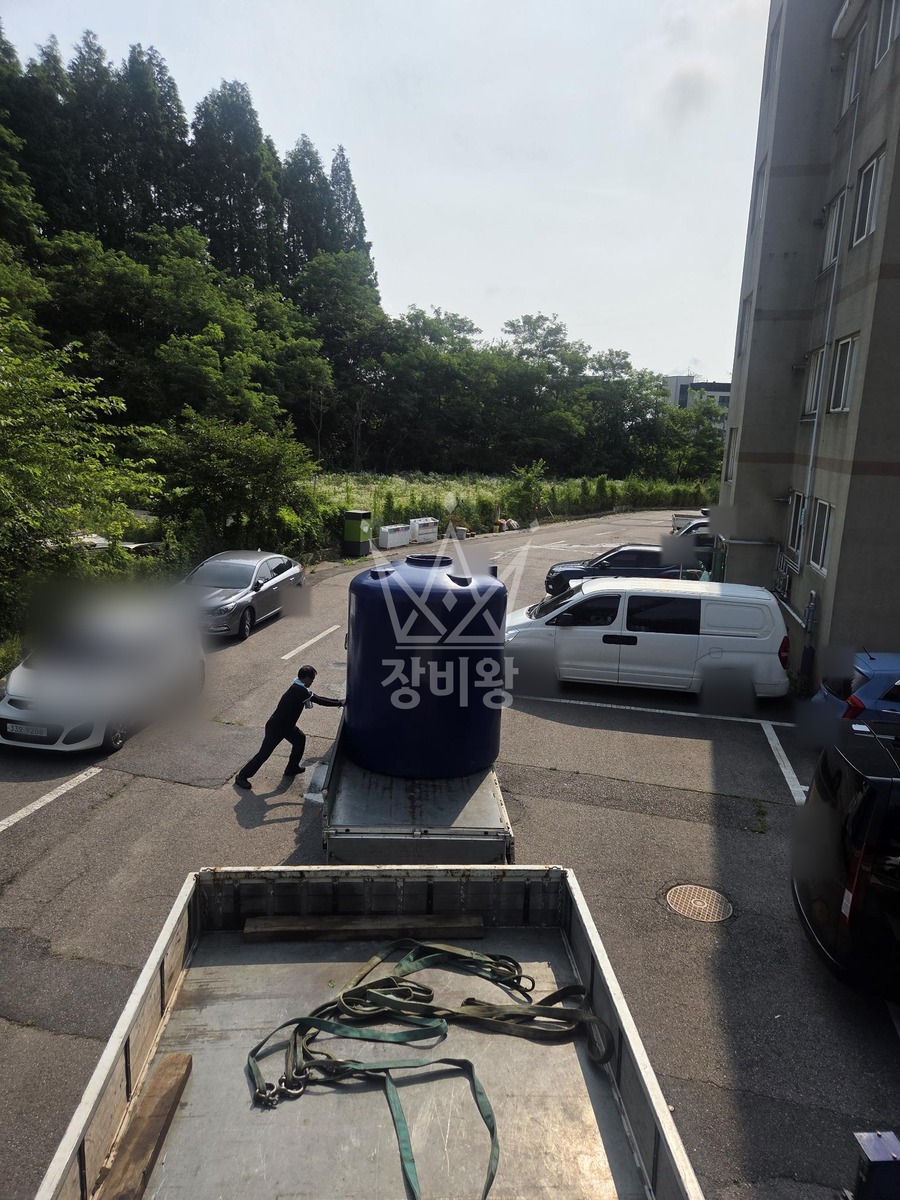 인천 중구 중산동 5톤 크레인 작업 현장 도착사진