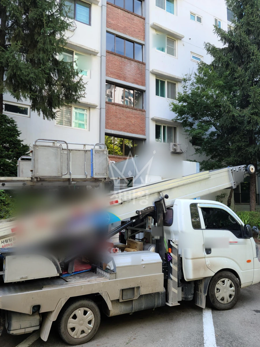 서울 강남구 대치동 1톤 사다리차 작업 현장 도착사진