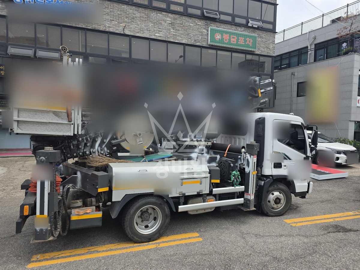 경기 화성시 효행구 봉담읍 3.5톤 스카이차 작업 현장 도착사진