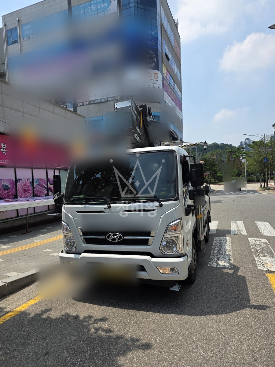 경기 오산시 금암동 3.5톤 스카이차 작업 현장 도착사진