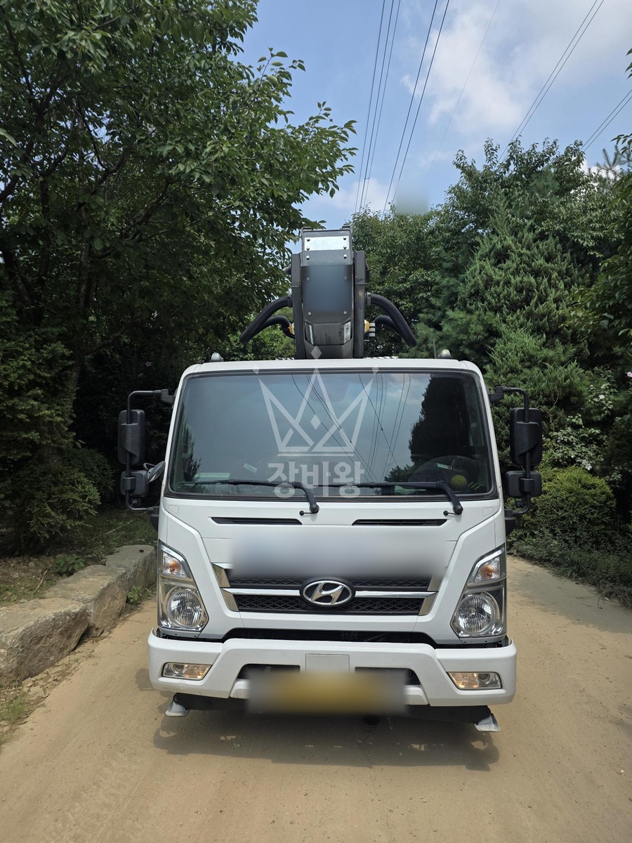 경기 군포시 속달동 3.5톤 스카이차 나무로프작업 작업완료사진 1