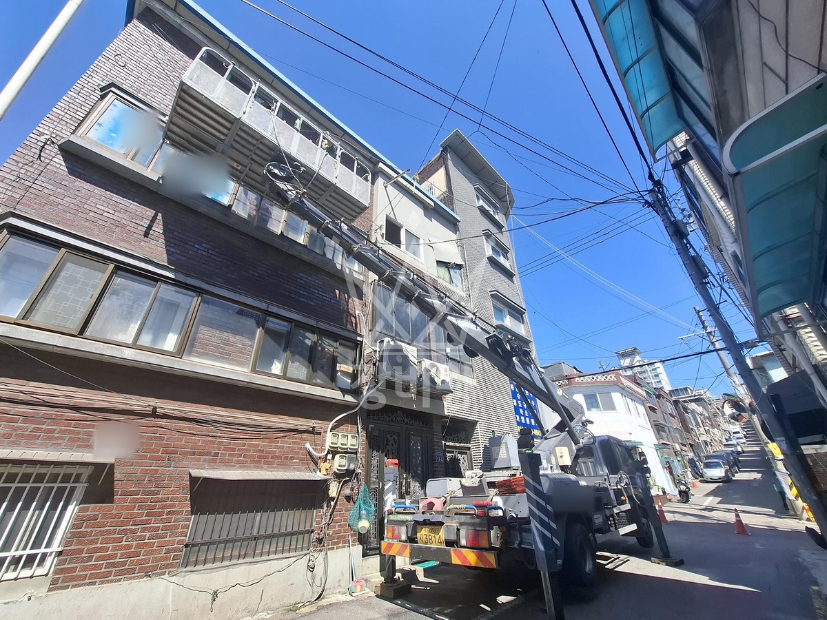 경기 성남시 수정구 3.5톤 스카이차 배수배관 작업 작업사진 3