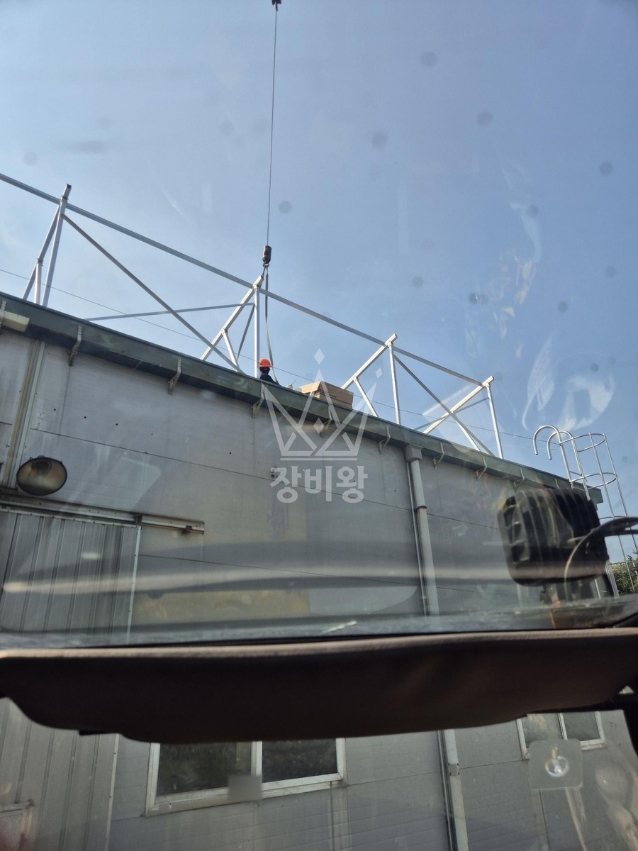 경기 평택시 포승읍 13톤 크레인 태양광모듈양중 작업사진 1