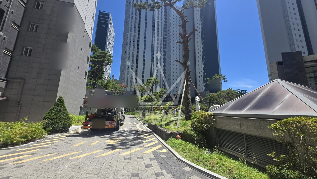 경기 하남시 감이동 3.5톤 스카이차 작업 현장 도착사진