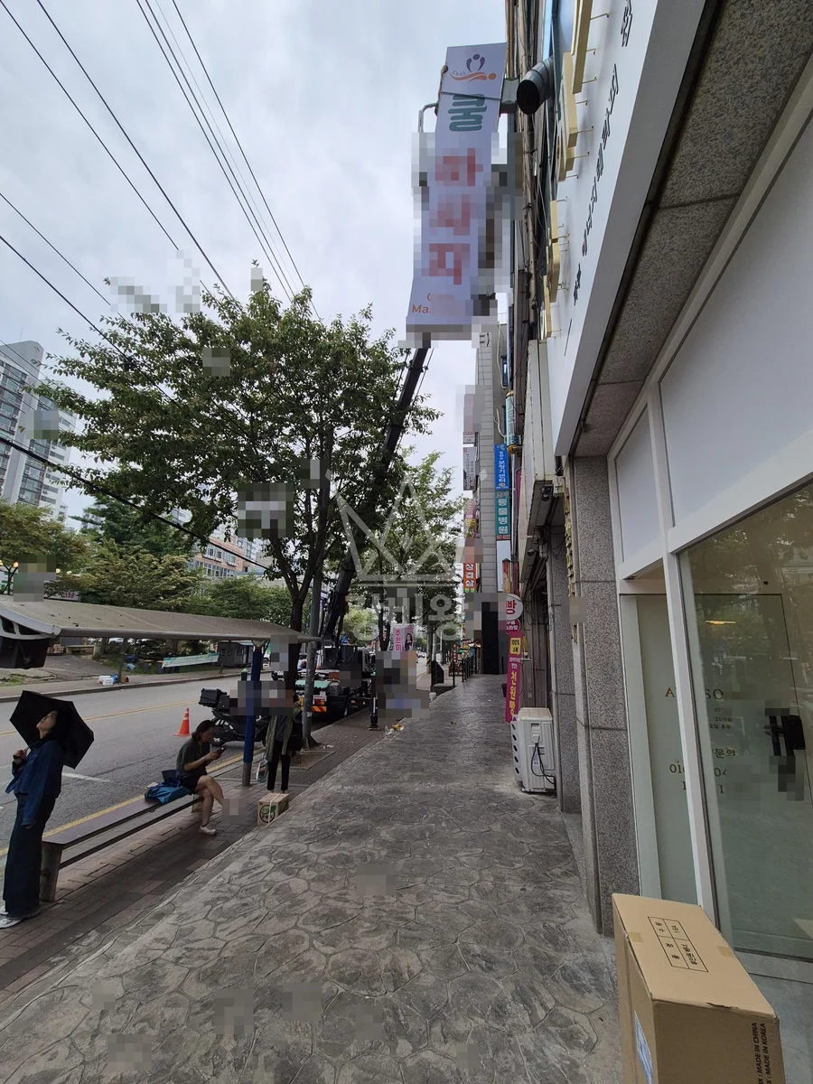 인천 서구 마전동 3.5톤 스카이차 간판작업 작업완료사진 1
