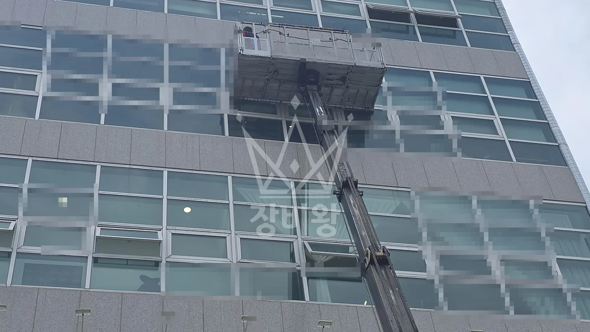 서울 서대문구 북가좌동 3.5톤 스카이차 작업 현장 도착사진
