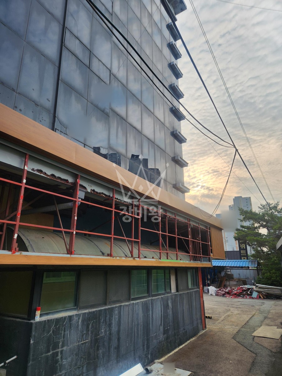 충남 아산시 배방읍 3.5톤 스카이차 작업 현장 도착사진