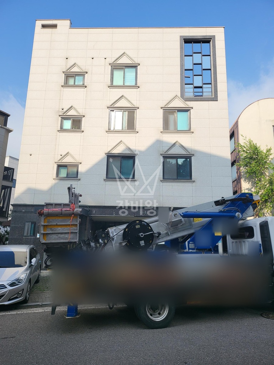 경기 김포시 운양동 3.5톤 스카이차 작업 현장 도착사진