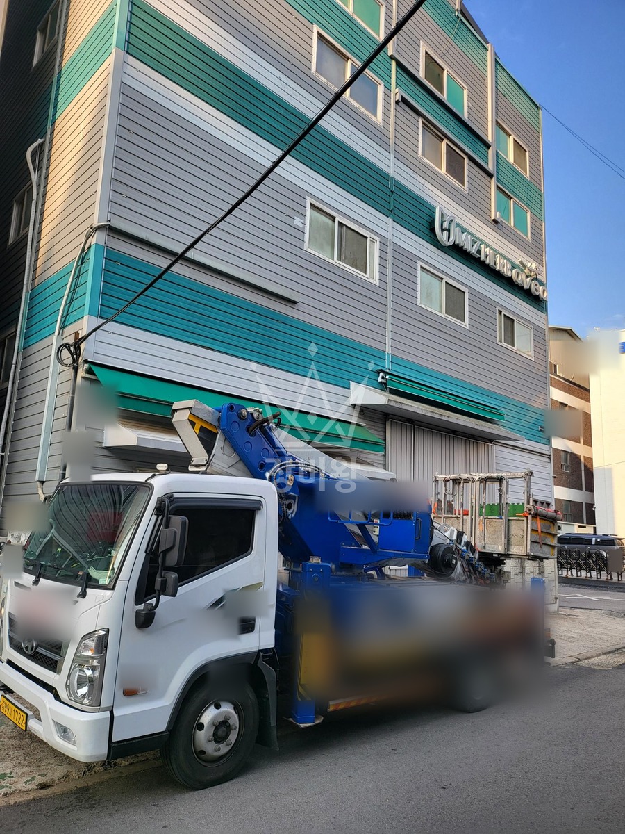 경기 부천시 오정구 3.5톤 스카이차 작업 현장 도착사진
