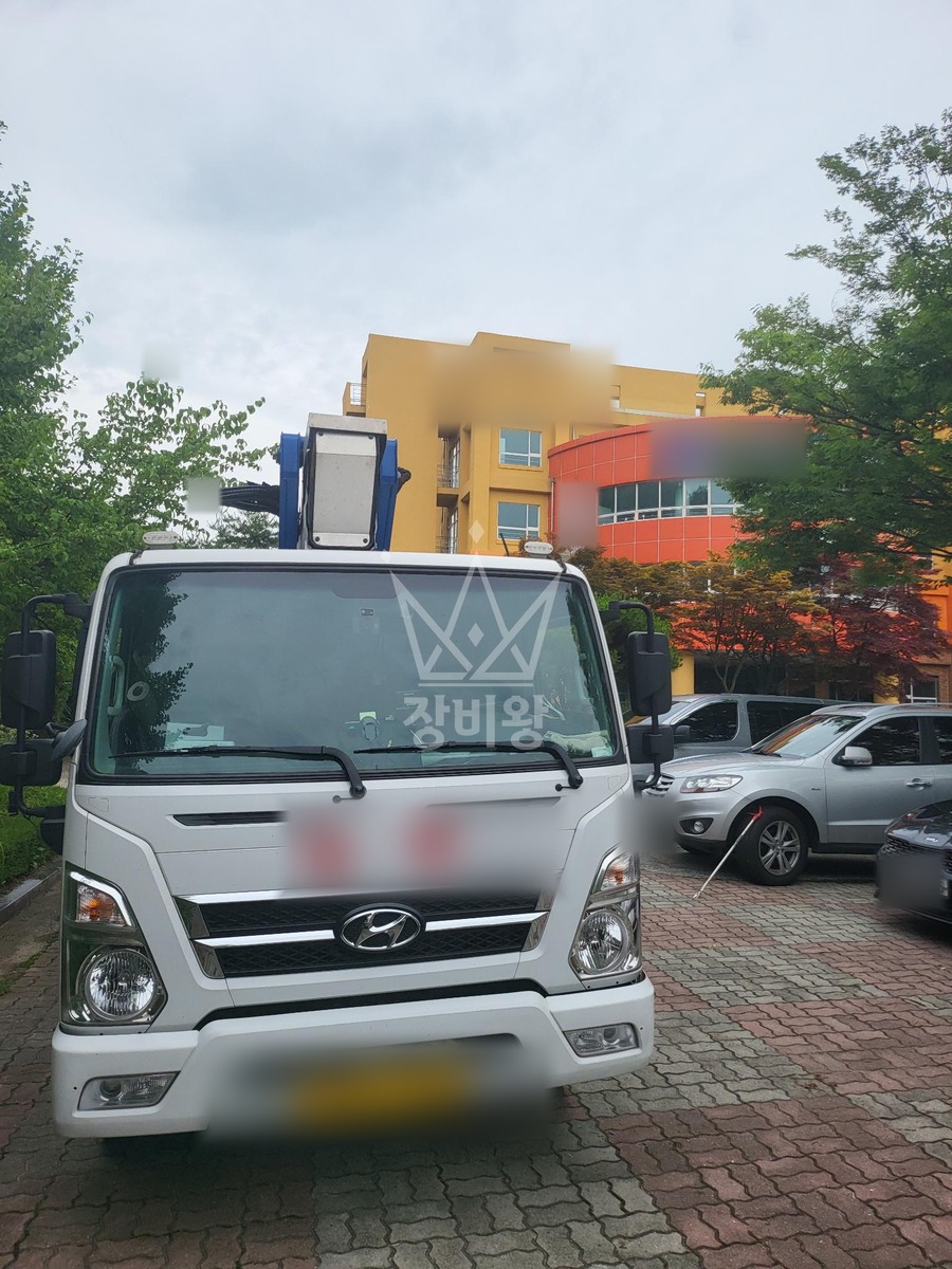 대전 서구 괴곡동 3.5톤 스카이차 작업 현장 도착사진