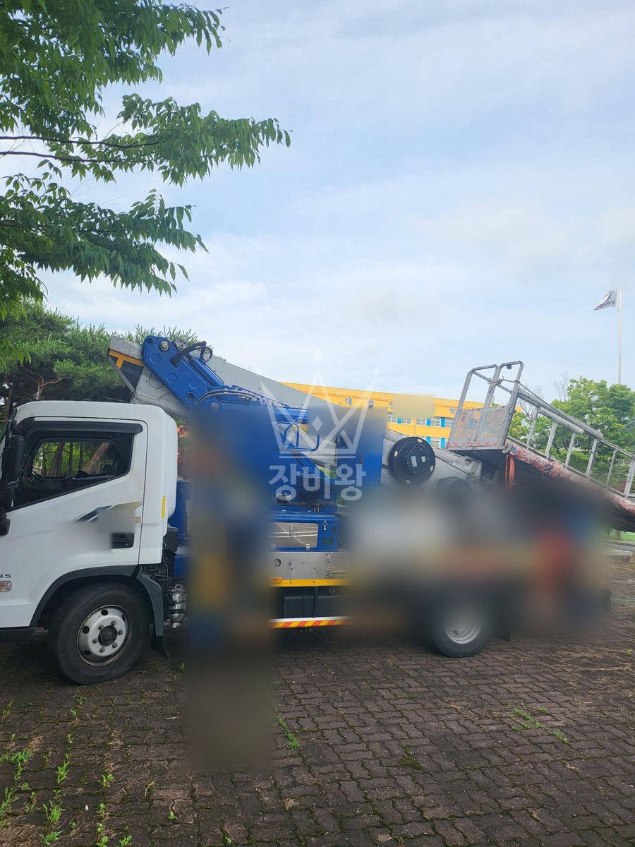 대전 서구 괴곡동 3.5톤 스카이차 작업 현장 도착사진