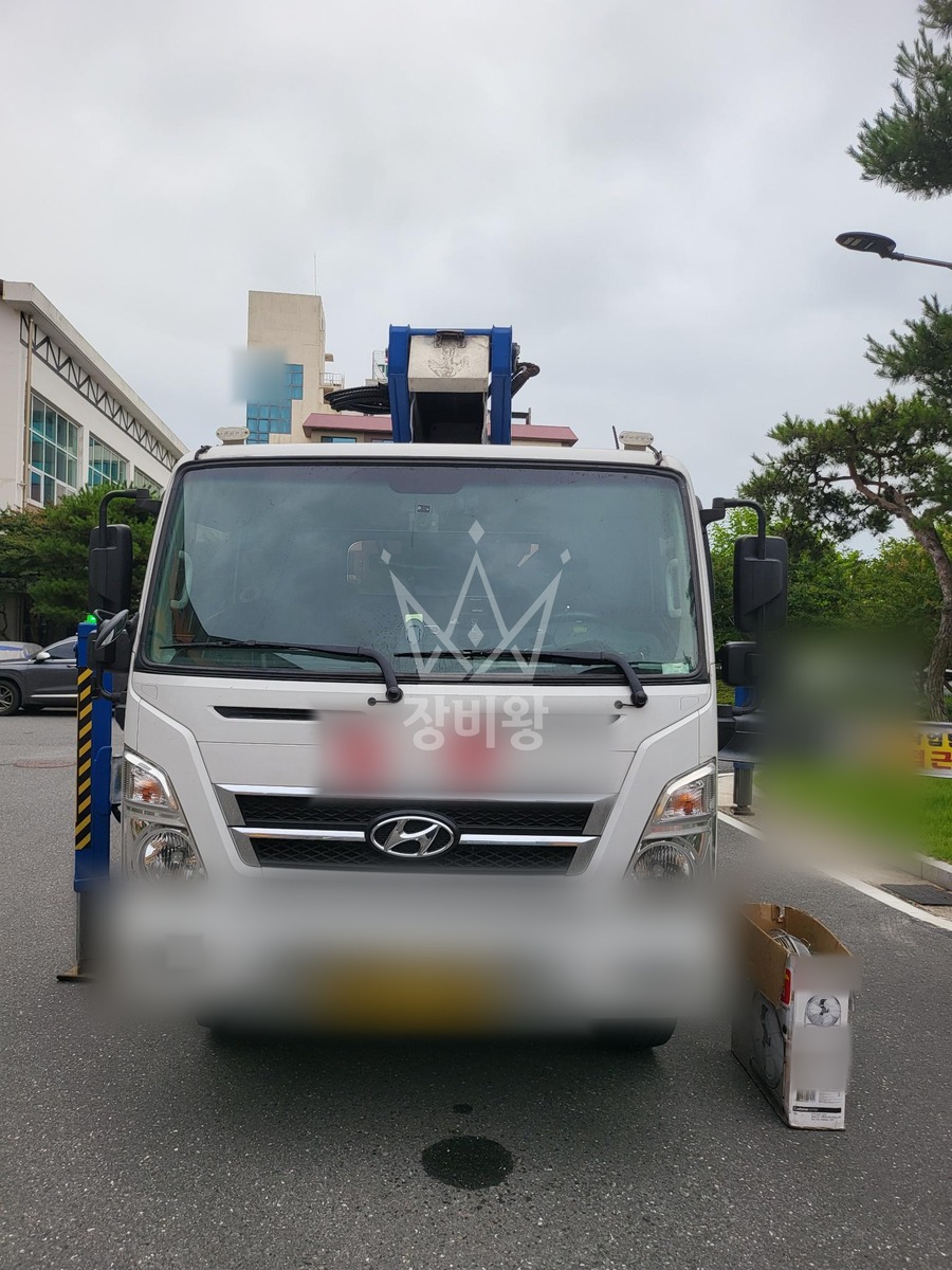 충남 보령시 신흑동 3.5톤 스카이차 작업 현장 도착사진