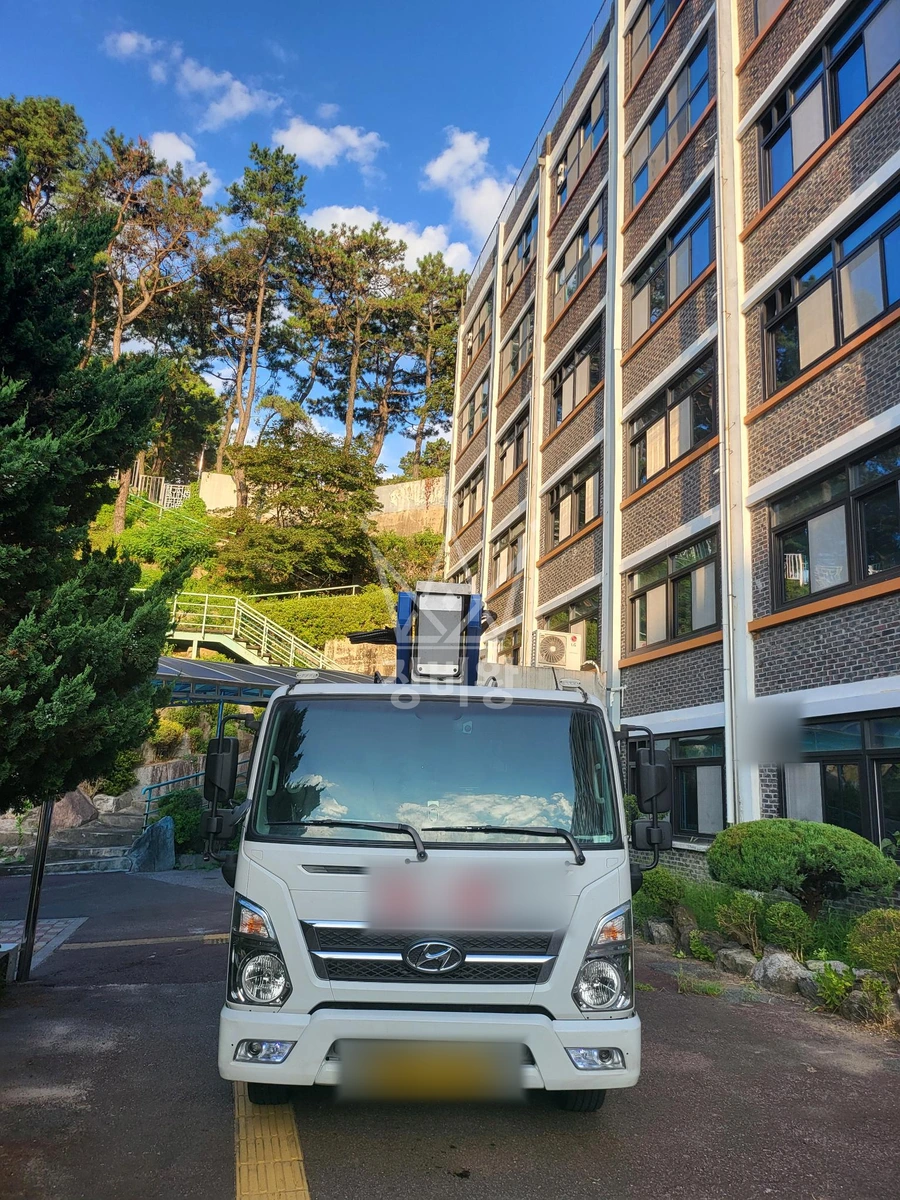 경기 의정부시 가능동 3.5톤 스카이차 작업 현장 도착사진