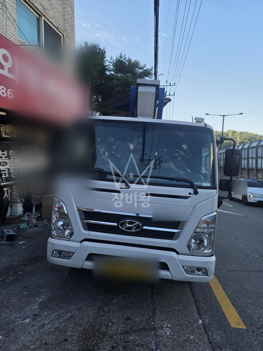 경기 의정부시 신곡동 3.5톤 스카이차 작업 현장 도착사진