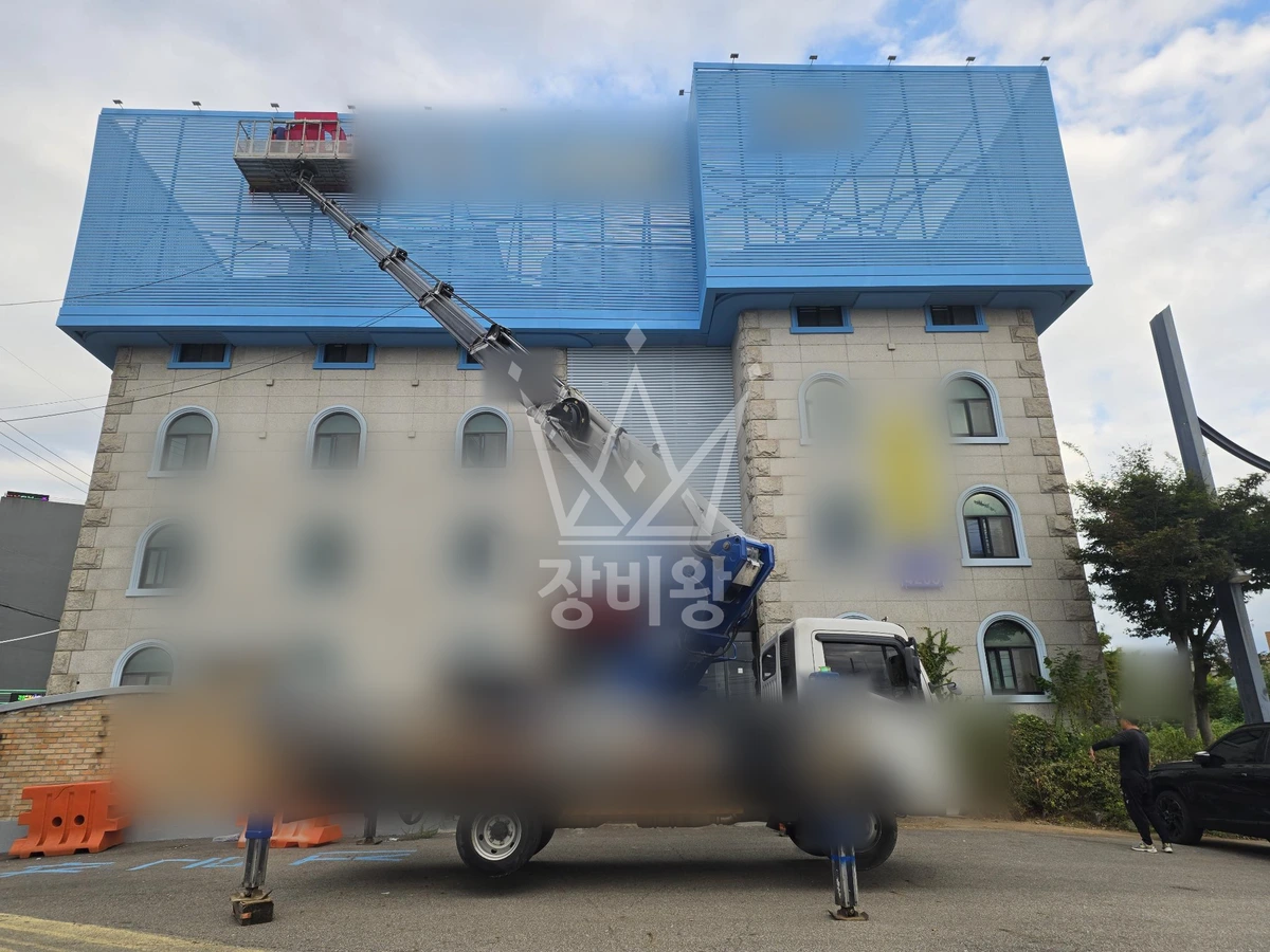 경기 김포시 통진읍 3.5톤 스카이차 간판작업 작업사진 1
