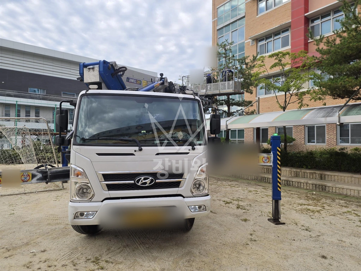 대전 대덕구 석봉동 3.5톤 스카이차 작업 현장 도착사진