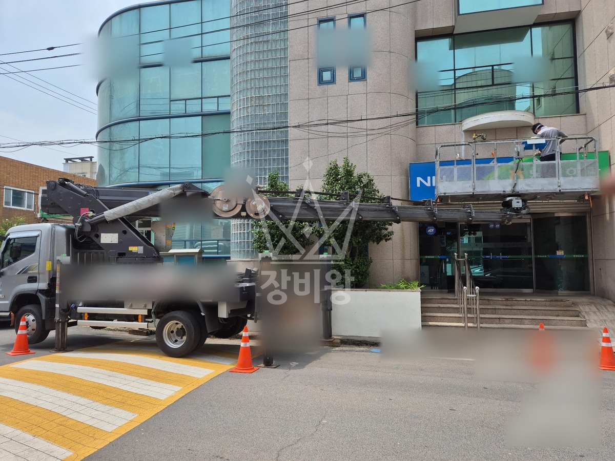 경북 경주시 양남면 3.5톤 스카이차 간판 작업사진 2