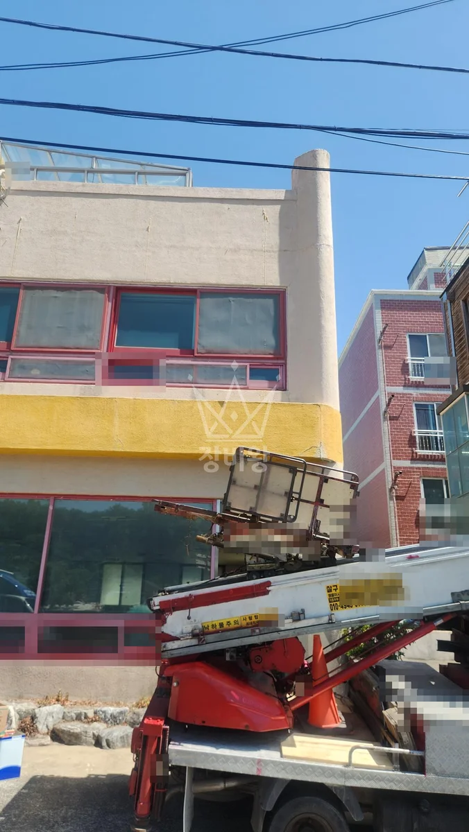 울산 울주군 삼남읍 1톤 사다리차 작업 현장 도착사진