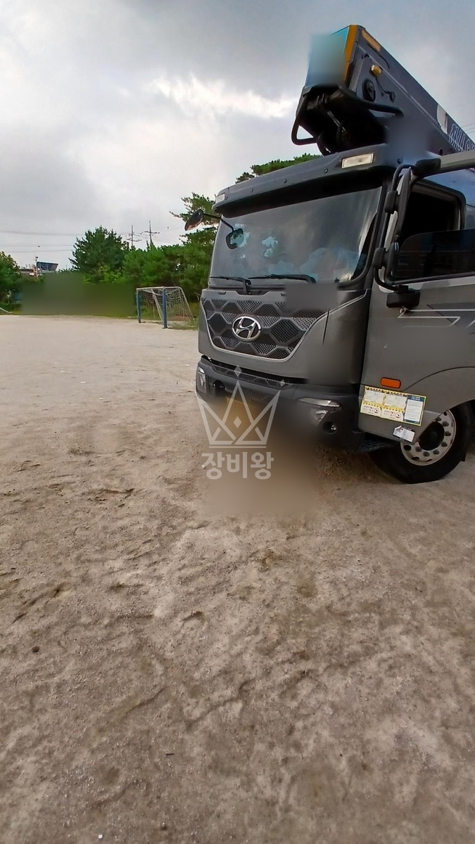 경기 구리시 교문동 5톤 스카이차 작업 현장 도착사진