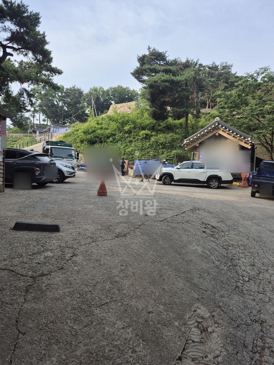 경기 오산시 지곶동 포크레인(굴착기) 작업 현장 도착사진