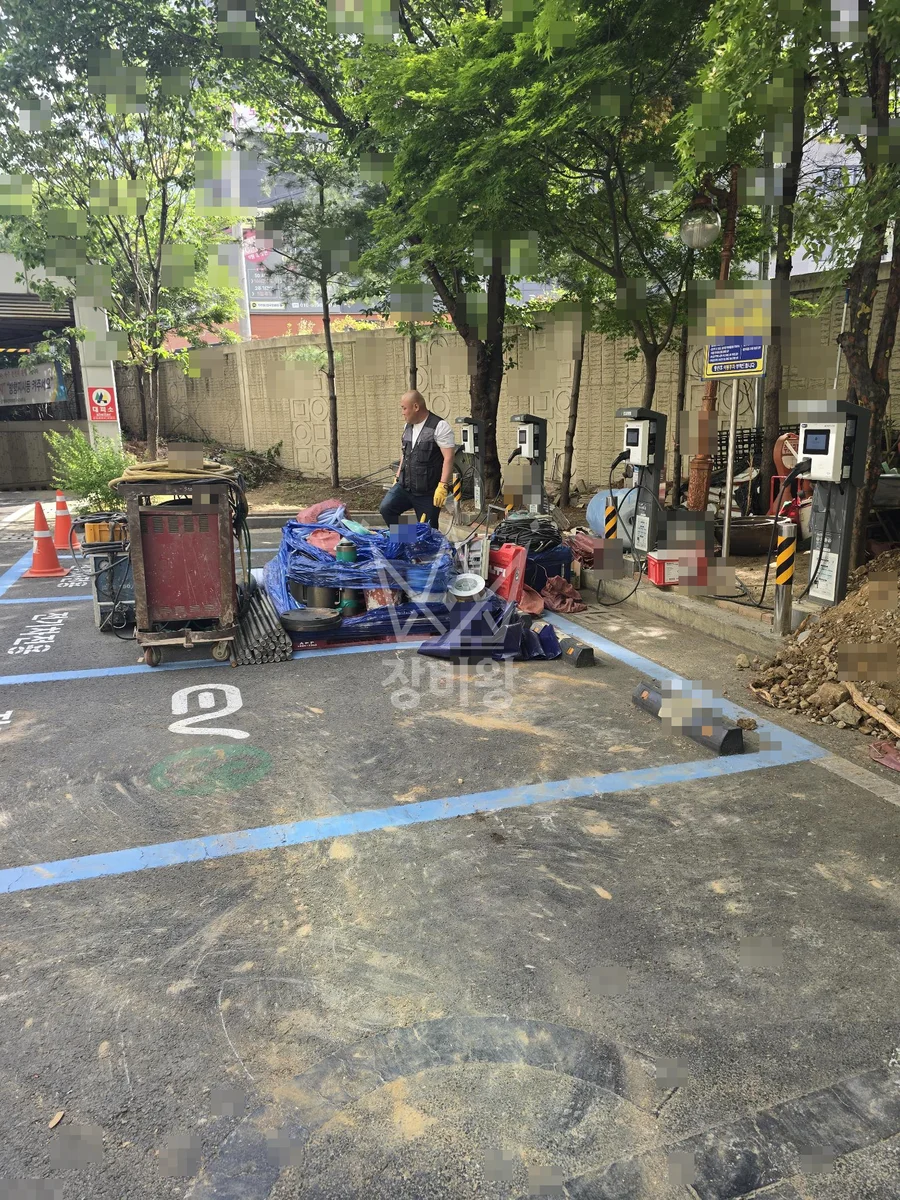 대구 달서구 대천동 포크레인(굴착기) 터파기 // 상차 작업사진 2