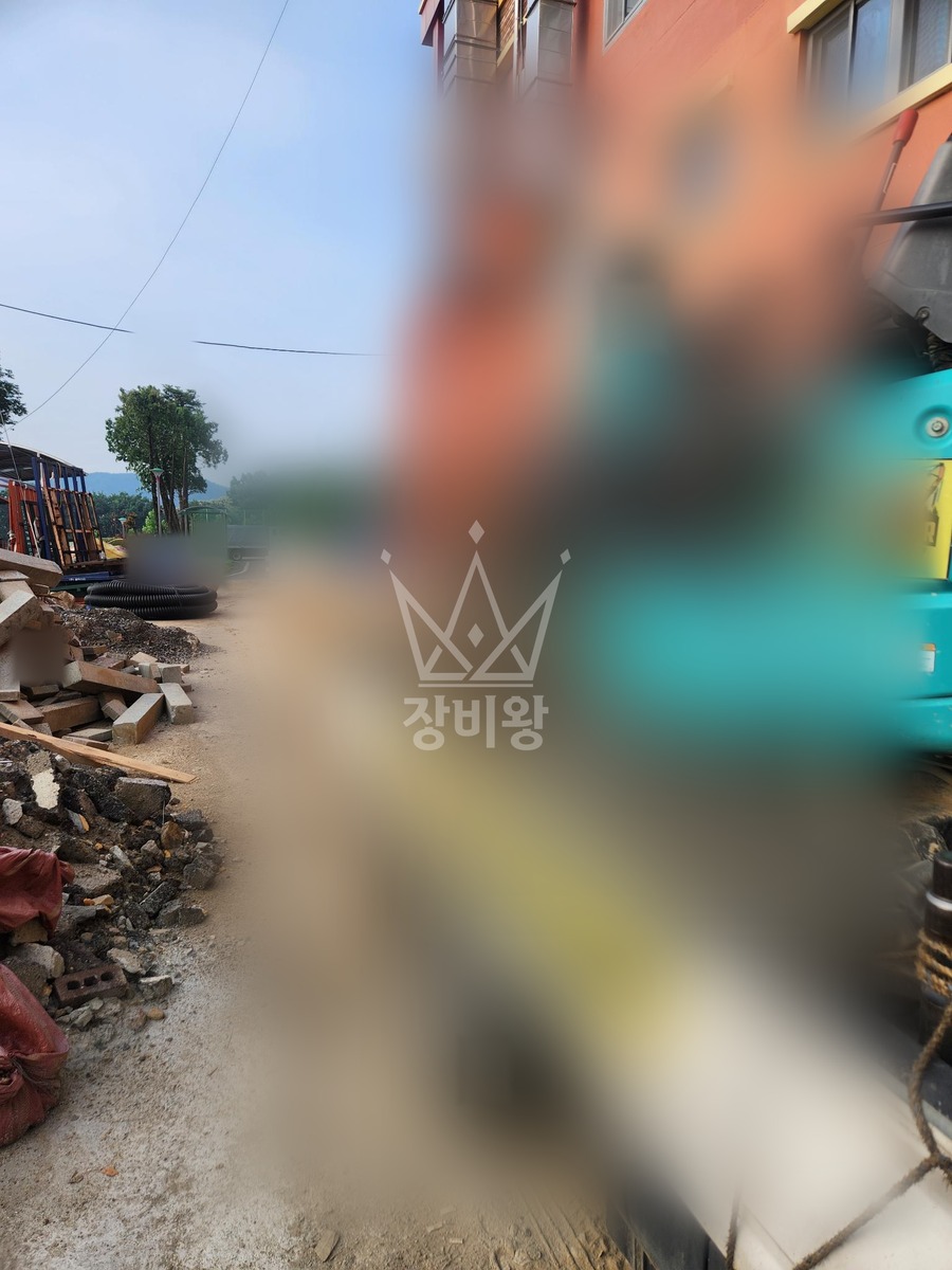 경기 남양주시 진접읍 포크레인(굴착기) 작업 현장 도착사진
