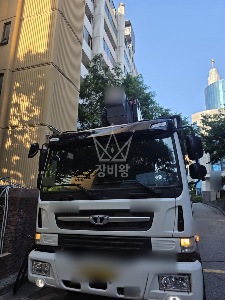 서울 동대문구 청량리동 8톤 스카이차 작업 현장 도착사진