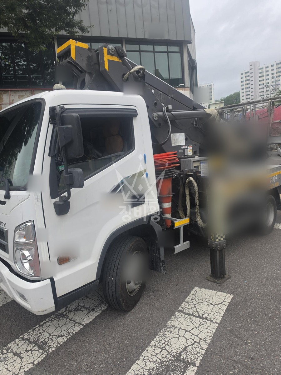 대구 달서구 대곡동 3.5톤 스카이차 작업 현장 도착사진