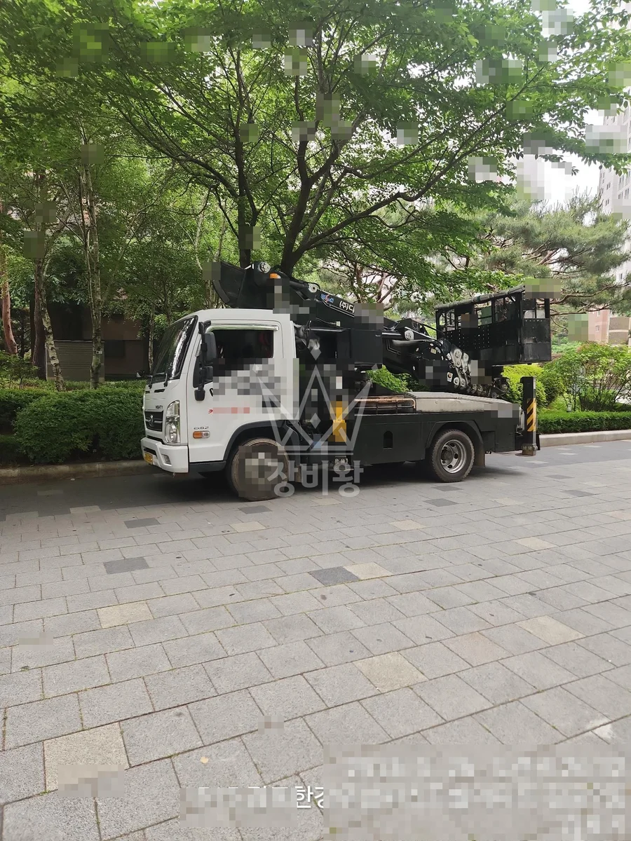 경기 김포시 장기동 3.5톤 스카이차 작업 현장 도착사진
