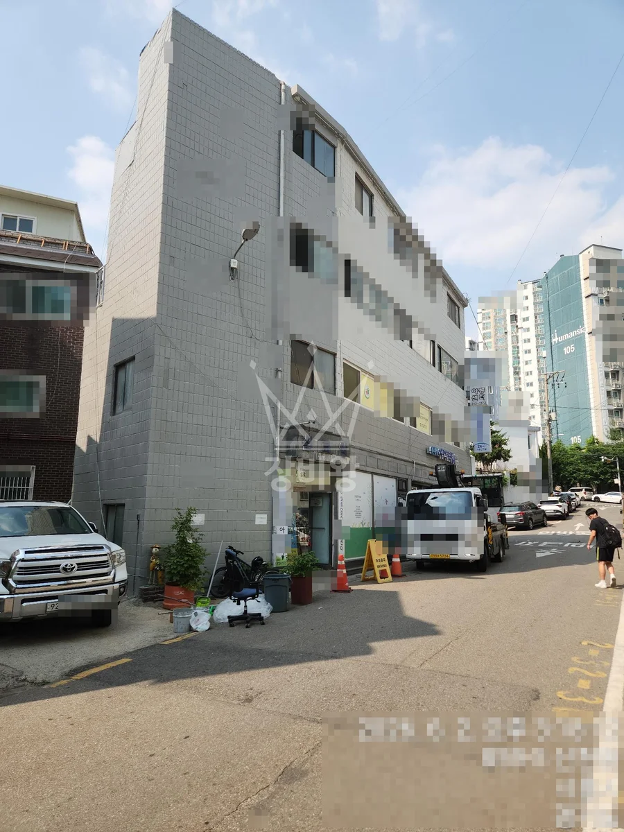 경기 시흥시 신천동 3.5톤 스카이차 페인트작업 작업완료사진 1