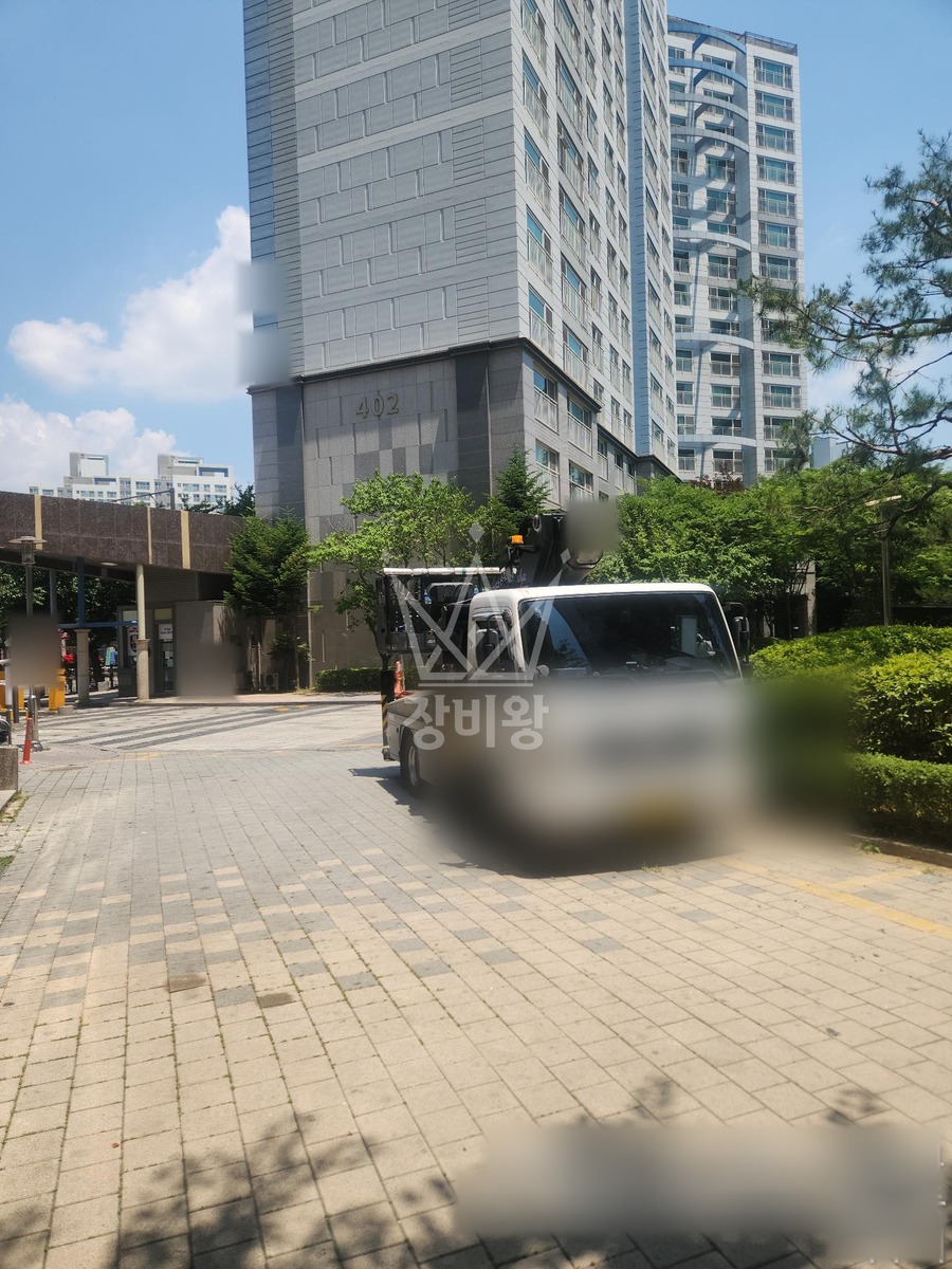 경기 파주시 와동동 3.5톤 스카이차 작업 현장 도착사진