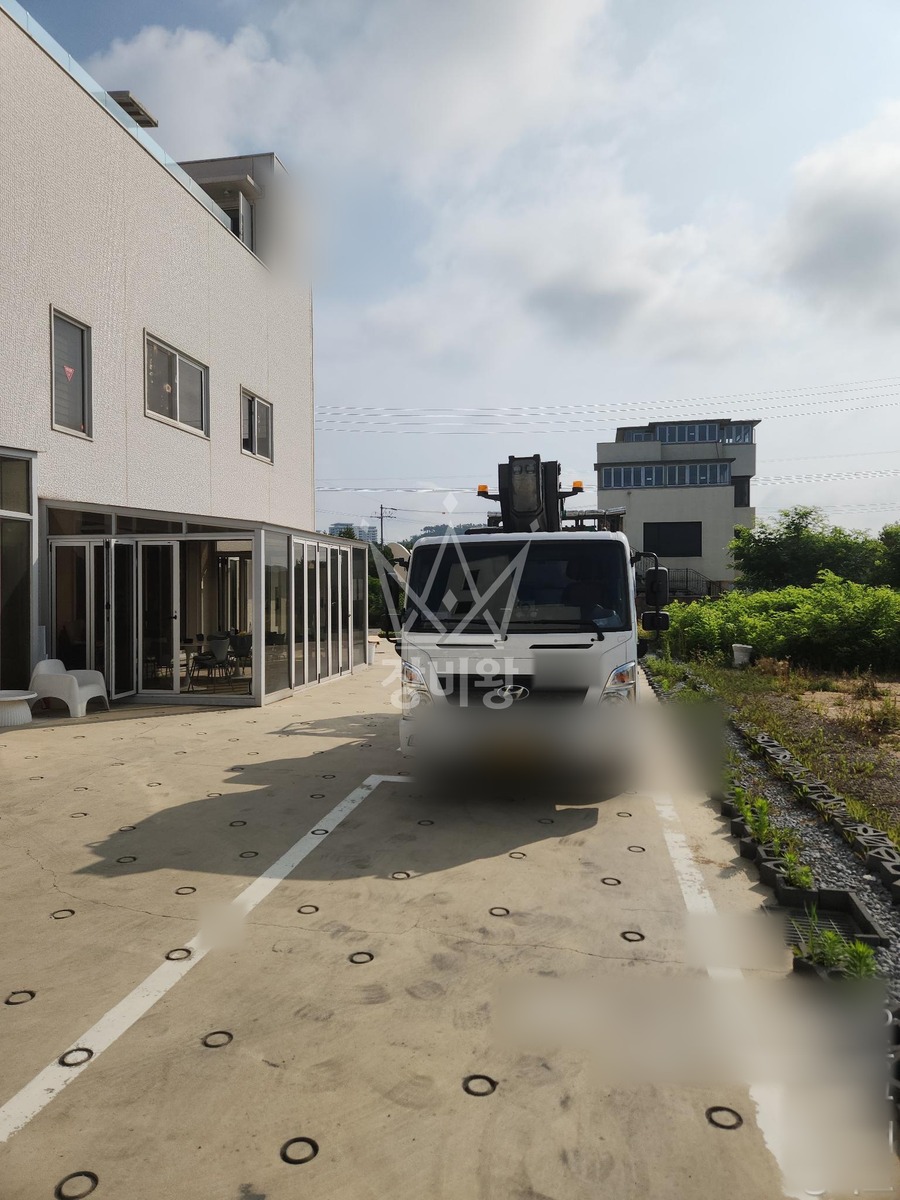 경기 안산시 단원구 대부남동 3.5톤 스카이차 작업 현장 도착사진