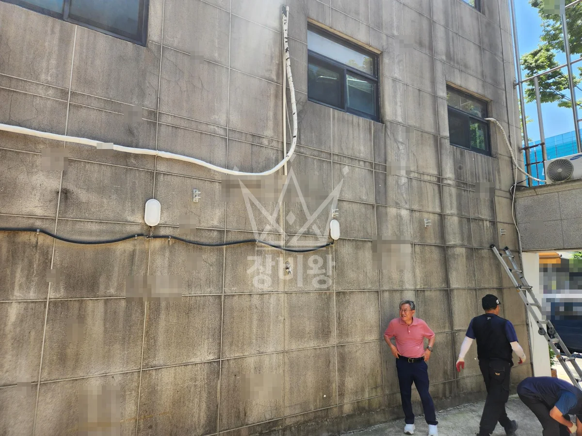 서울 마포구 성산동 2.5톤 스카이차 작업 현장 도착사진