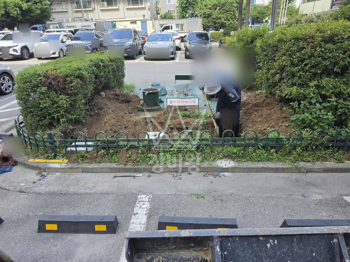 강원 춘천시 후평동 포크레인(굴착기) 전기충전소 작업사진 2