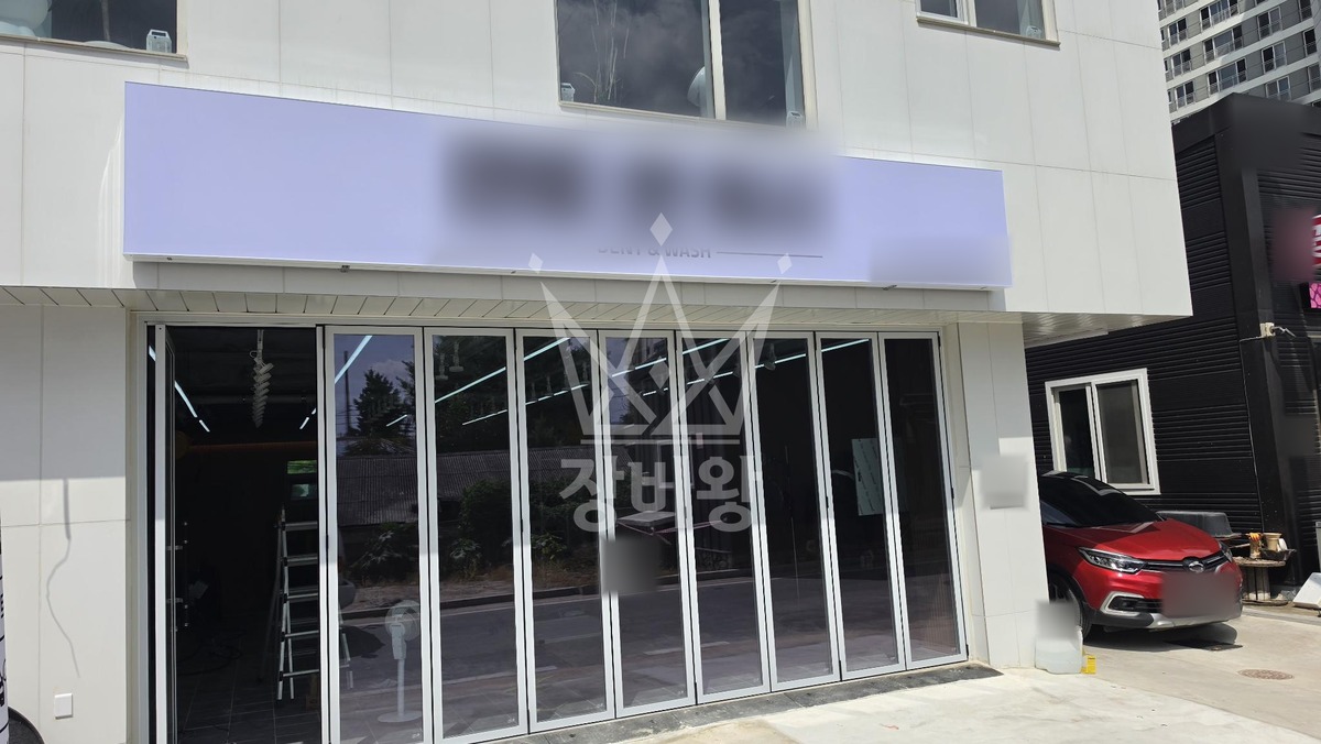 경북 상주시 무양동 3.5톤 스카이차 간판작업 작업완료사진 1