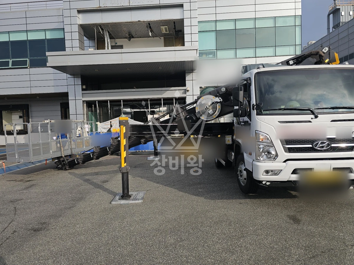 충북 음성군 대소읍 3.5톤 스카이차 작업 현장 도착사진