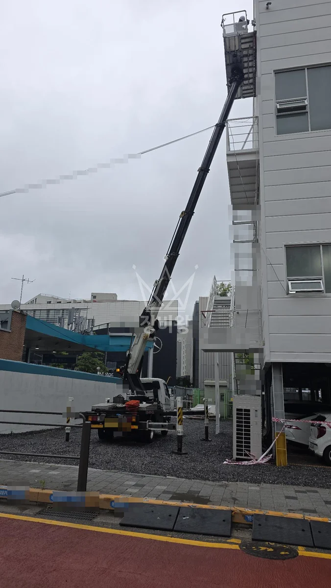 서울 강남구 자곡동 2.5톤 스카이차 카메라 1대 작업사진 1