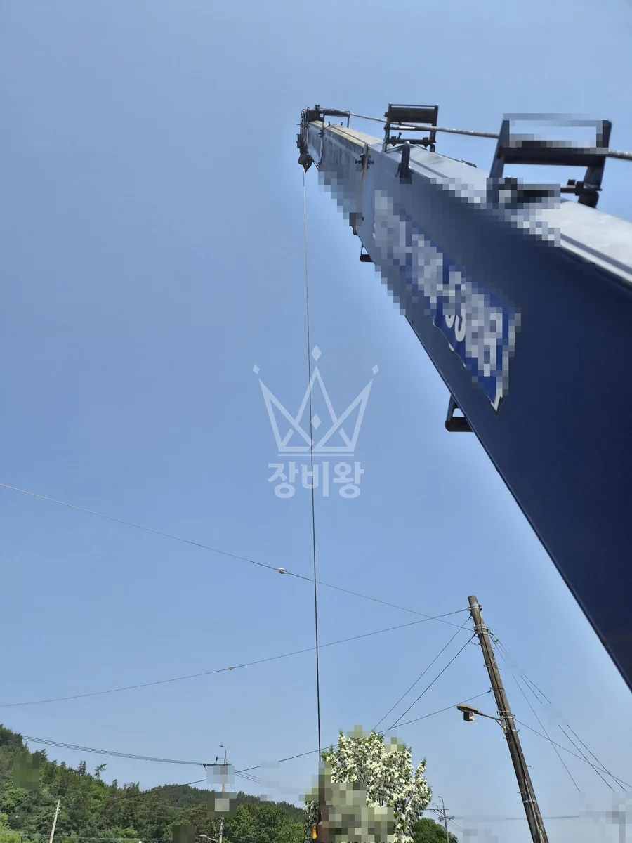 전남 나주시 다도면 5톤 크레인 자제 하역 작업사진 1