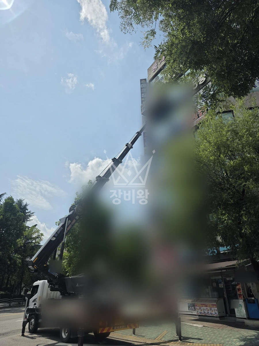 인천 계양구 계산동 3.5톤 스카이차 전광판as 작업사진 2