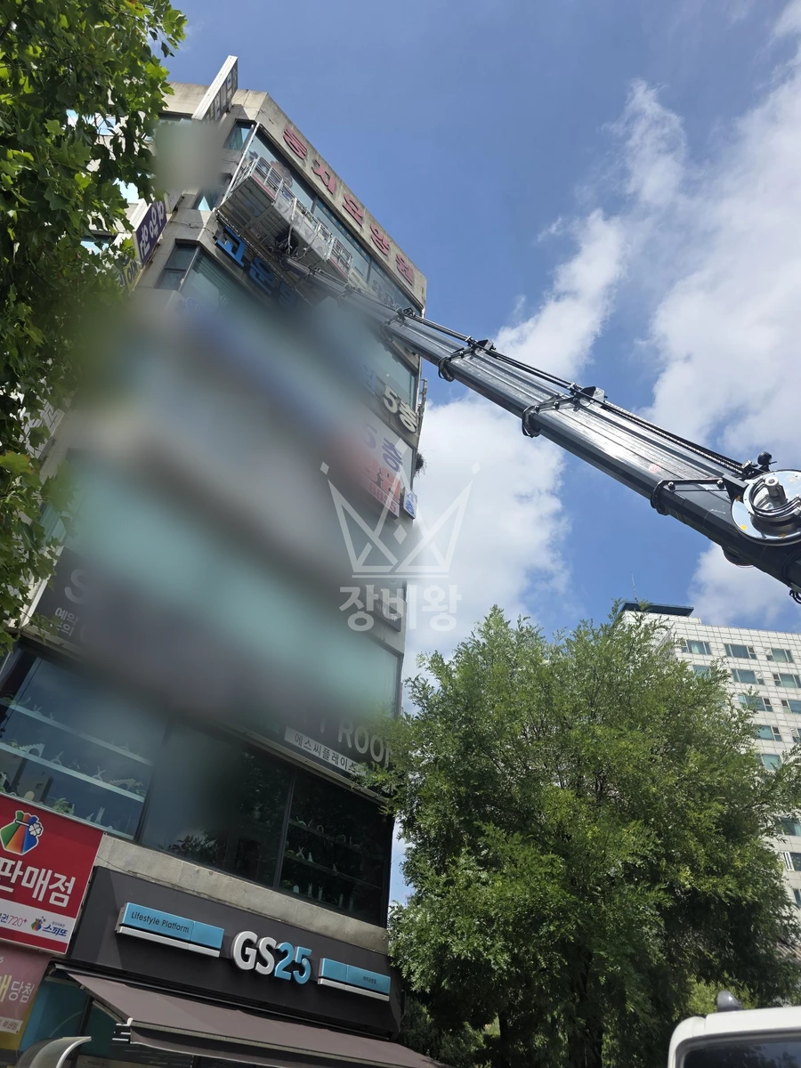 인천 계양구 계산동 3.5톤 스카이차 전광판as 작업사진 3