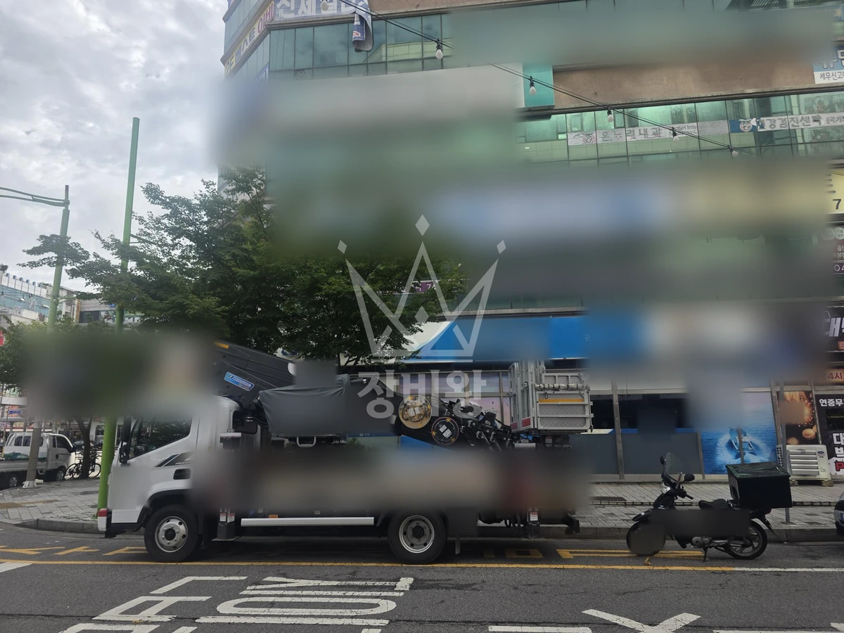 인천 영종구 운서동 3.5톤 스카이차 작업 현장 도착사진