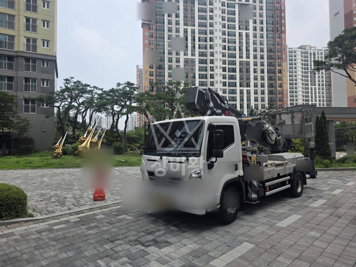 경기 시흥시 장현동 3.5톤 스카이차 작업 현장 도착사진