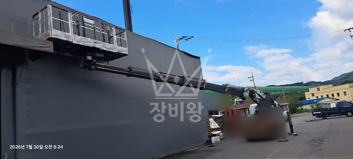 경기 남양주시 화도읍 3.5톤 스카이차 천막작업 작업사진 1