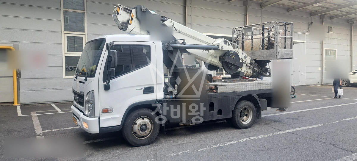 인천 검단구 오류동 3.5톤 스카이차 작업 현장 도착사진